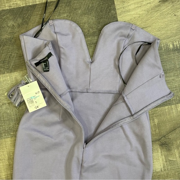 Forever 21-Plunging neckline sweetheart mini bodycon dress, NWT - Picture 13 of 13